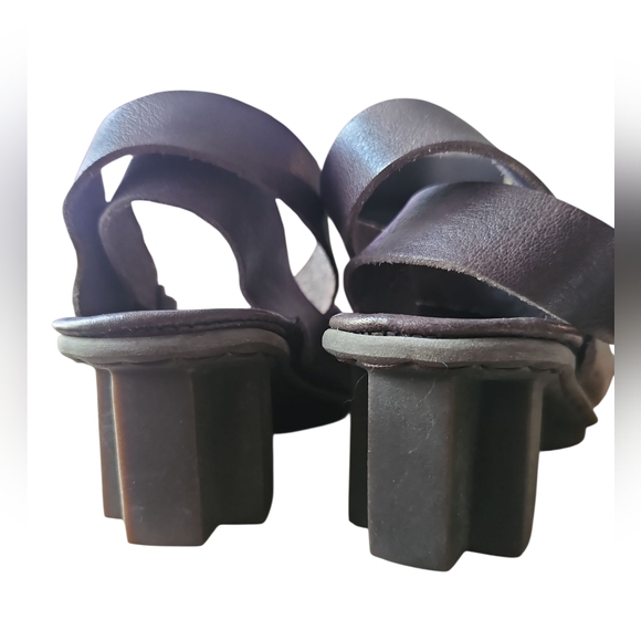 Trippen Germany Black Unique Wedge Sandals - Picture 5 of 15